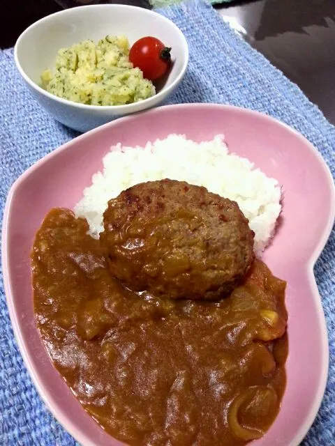 ハンバーグカレー のりしおポテト|野崎恵理さん