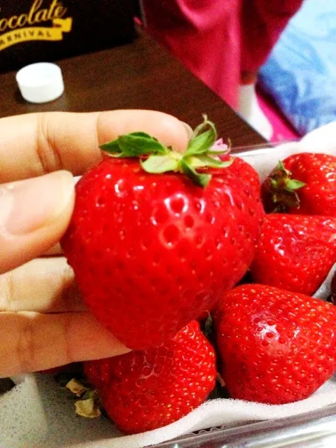 These strawberries are big|shaine91さん