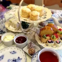 Snapdishの料理写真:Afternoon Tea へ ようこそ💝