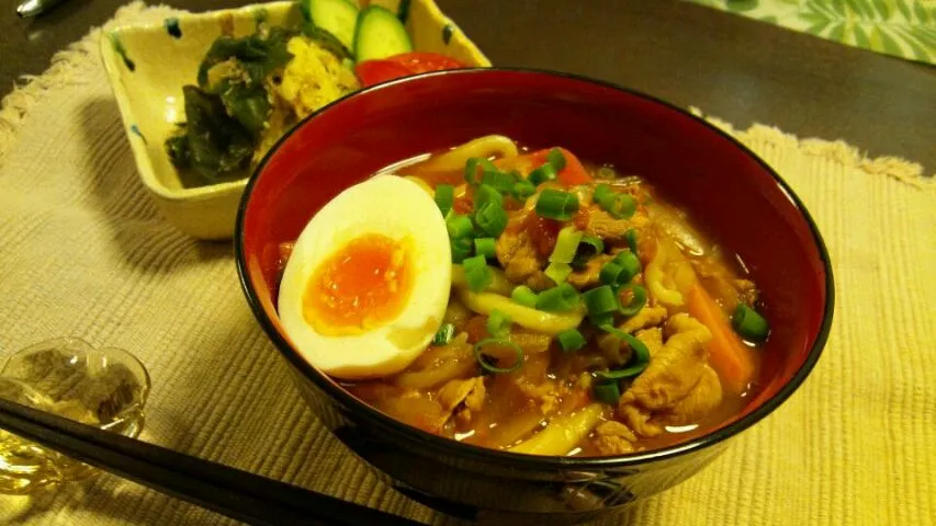 トマトカレーうどん♪|myuさん