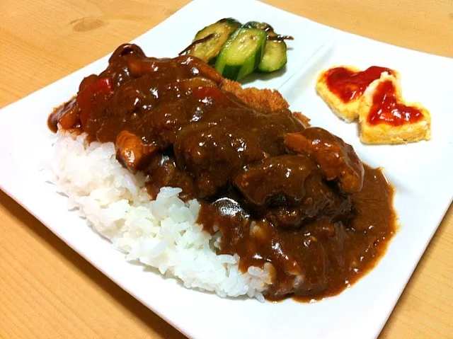 Snapdishの料理写真:カツカレー|めぐみさん