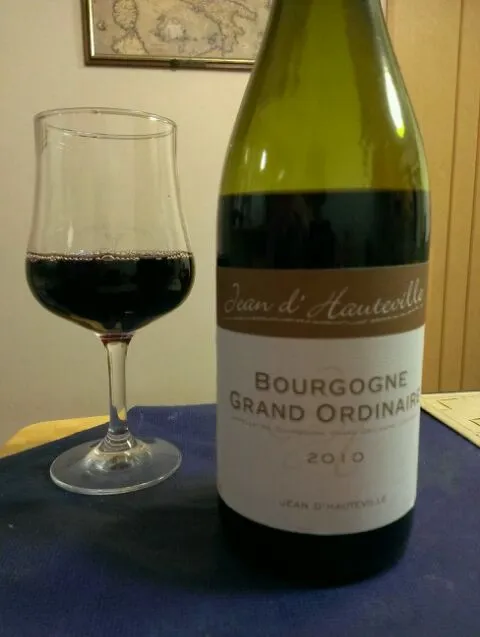 Bourgogne Grand Ordinaire 2010|ふぃるまめんとさん