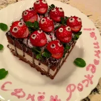 Snapdishの料理写真:本日のバースデーケーキ|Barysiuk Viktoriaさん