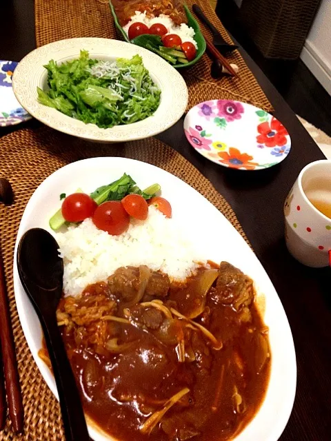 Snapdishの料理写真:牛すじハッシュドビーフ♡|せいこ♡さん