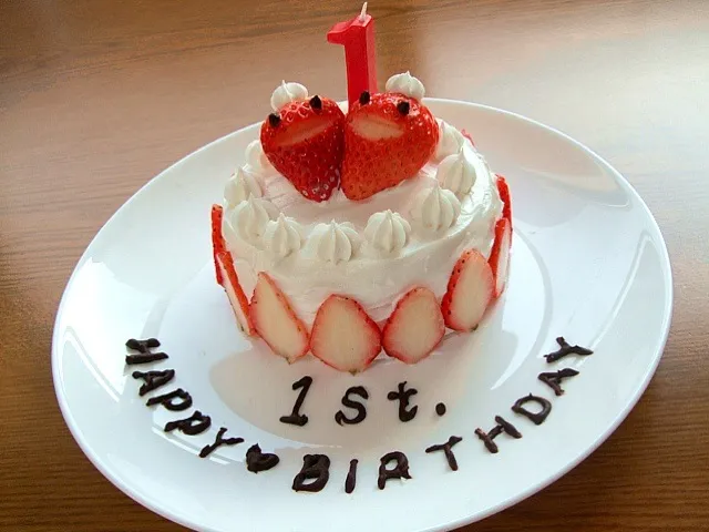 離乳食バースデーケーキ♡|あやさん