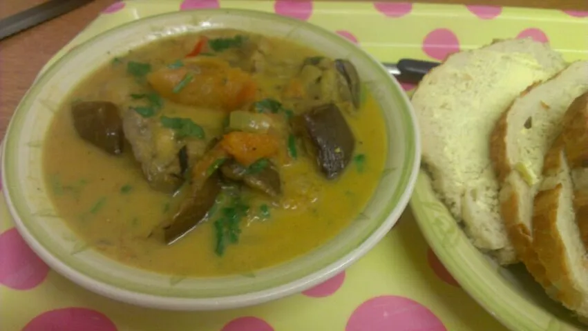 spiced aubergine stew|Dean Haylettさん