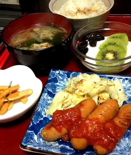 単身赴任の朝ごはん|ぽんたさん