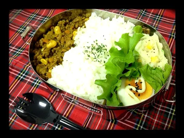 ひよこ豆のドライカレー弁当|ネギさん