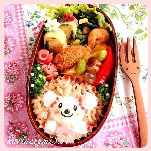 Snapdishの料理写真:🌸娘のお弁当（2/12）🌸|はりねずみさん