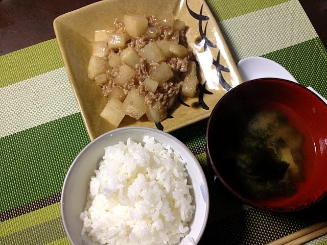 麻婆大根定食|りかちさん