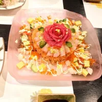 Snapdishの料理写真:お寿司ケーキ|remさん