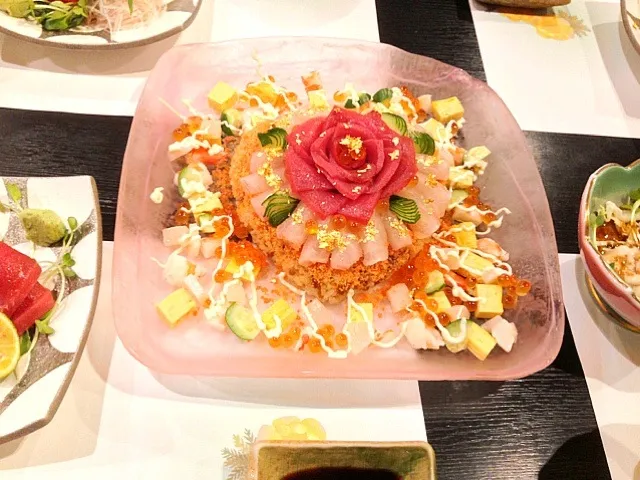 Snapdishの料理写真:お寿司ケーキ|remさん