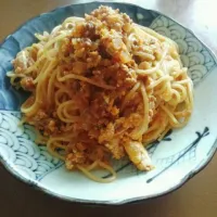 ミートソーススパゲティ|まほさん