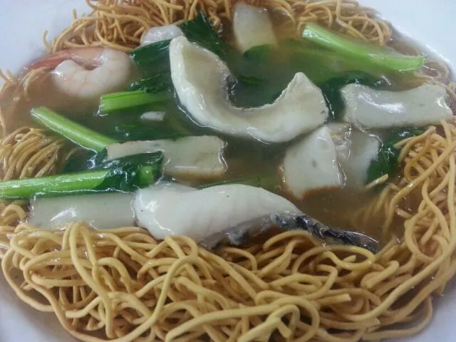 cantonese style crispy noodle|rufvalさん