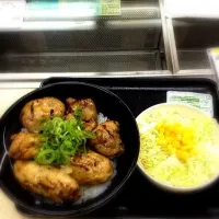 焼鳥つくね丼(大盛)|HAGE_OYA_Gさん