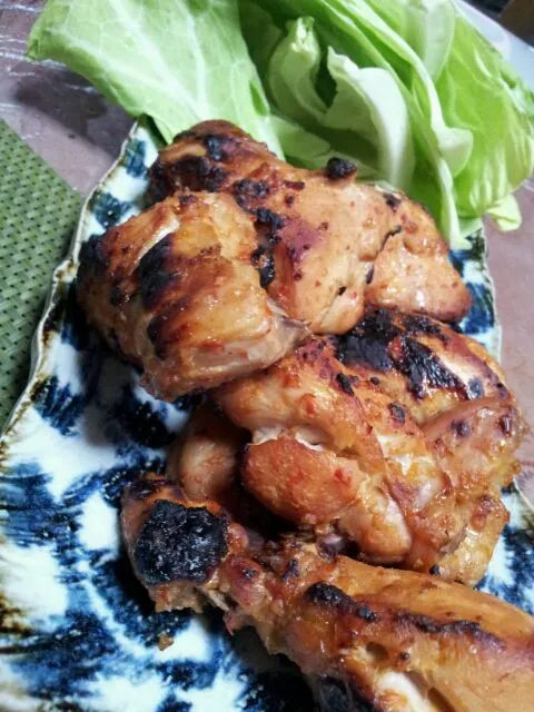 ~鳥兜の醤油麹豆板醤焼き~|じゃっきーさん