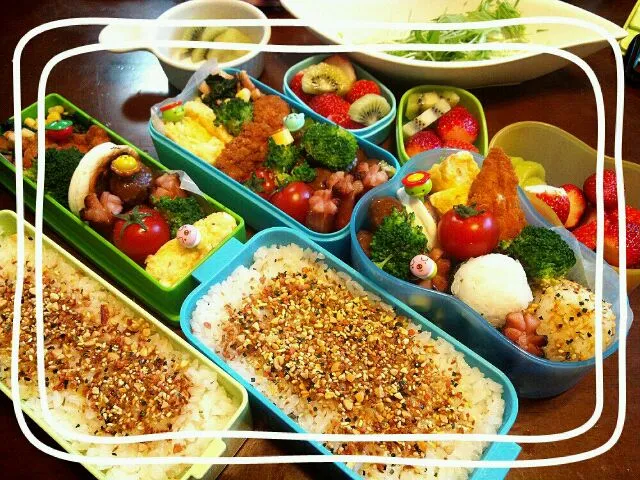 子供たちの御弁当！|ゆーこさん