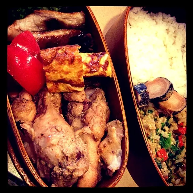 Snapdishの料理写真:20130213旦那弁当|hamaemmaさん