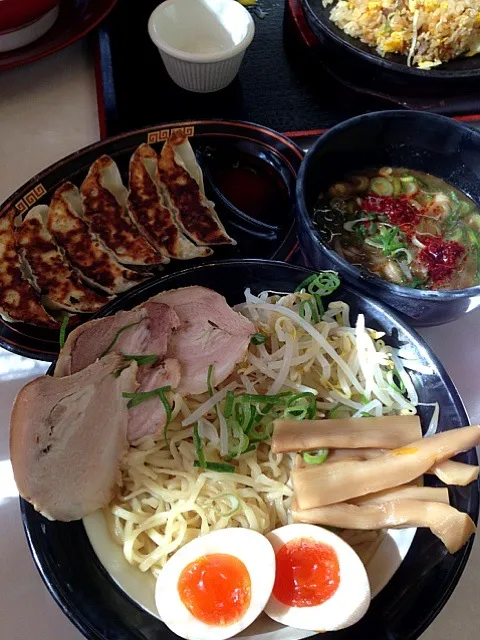 つけ麺＆黒豚餃子|伍龍やすさん