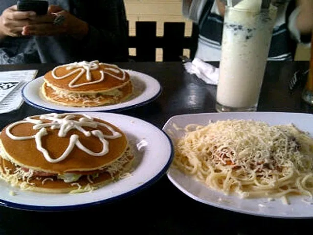 Pancake and spaghetti|imeldさん