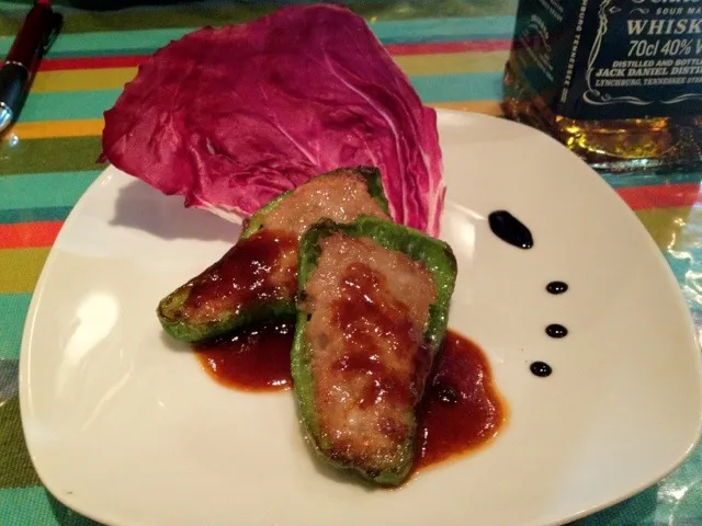 Green pepper with minced meat|do dyuさん