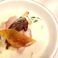 Quail in coconut soup|Tewさん