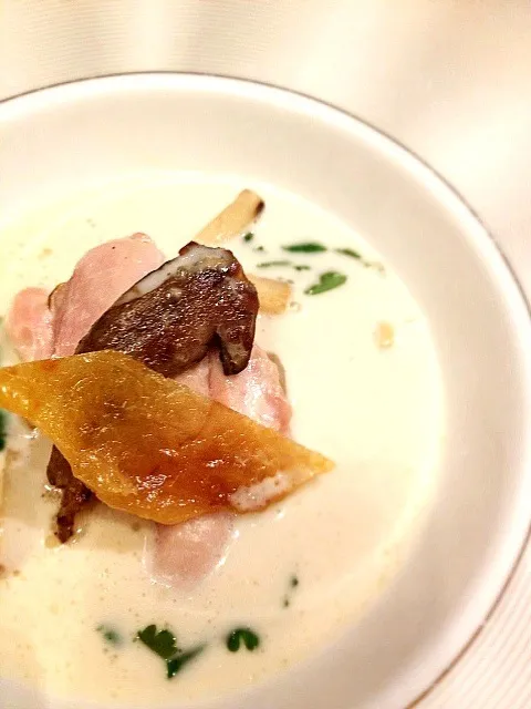 Quail in coconut soup|Tewさん