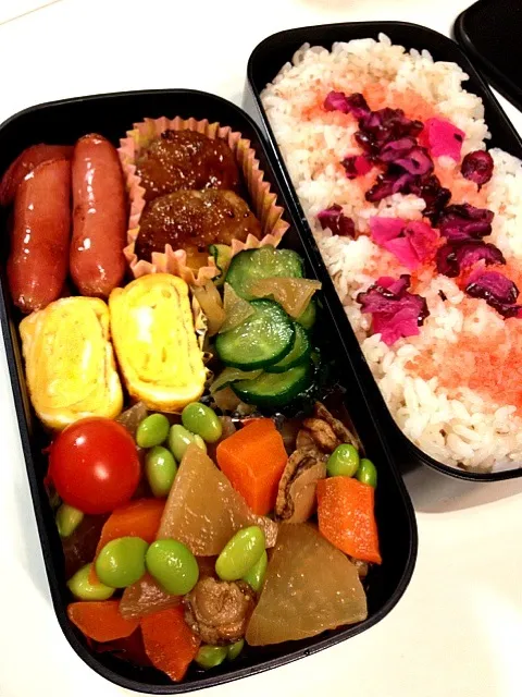 ベビー帆立と大根煮弁当|ヨッチャンさん