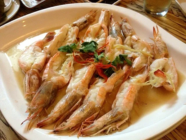 steamed shrimps with wine|Yvonne C.さん