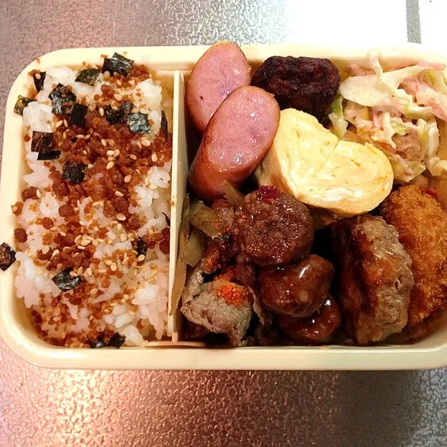 Snapdishの料理写真:2013.02.14 お弁当。|ゆきブヒさん