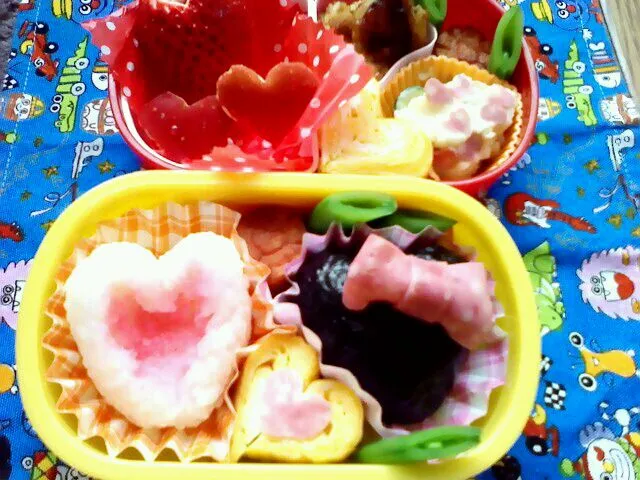 バレンタイン弁当♥|いちごさん