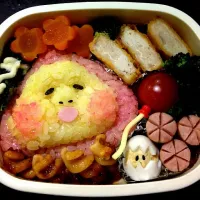 Snapdishの料理写真:カクレモモジリ弁当|まえっちさん