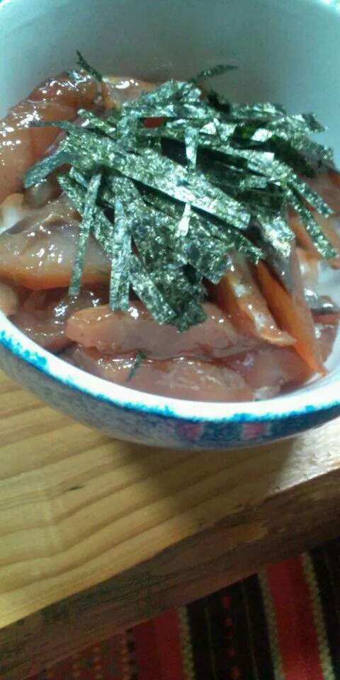 頂いたムロを漬けにして漬け丼|かおこさん