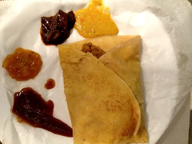 Trinidad roti with all the accompaniments|michael nassarさん