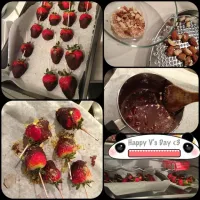 Snapdishの料理写真:Chocolate-covered strawberries|nini little rainさん