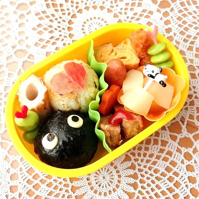 2才娘のお弁当|けろんさん