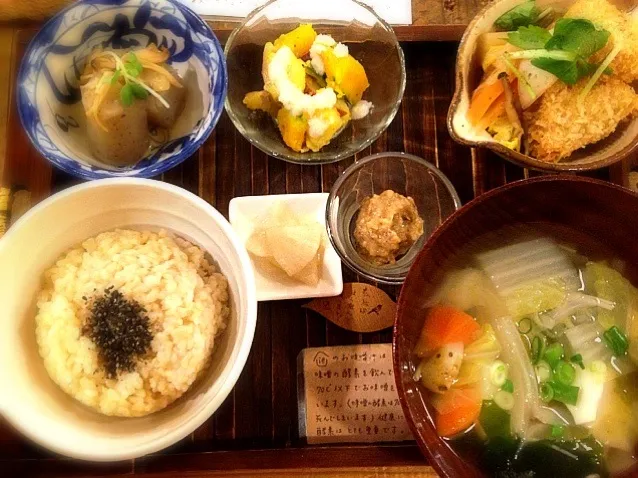 豚肉入り車麩のカツと野菜|なつみさん