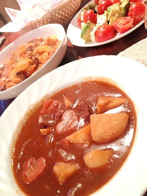 Snapdishの料理写真:バレンタインディナー♡♡|ひなさん