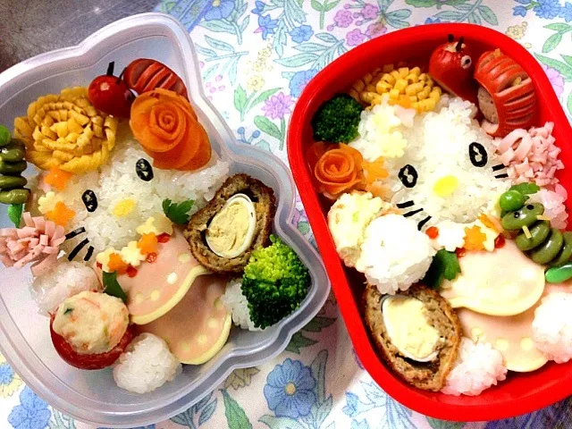 キティ弁当|富士子🍒🐰🍓さん