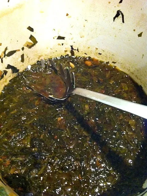 Snapdishの料理写真:Del's Bourbon Collards|Del Martinさん