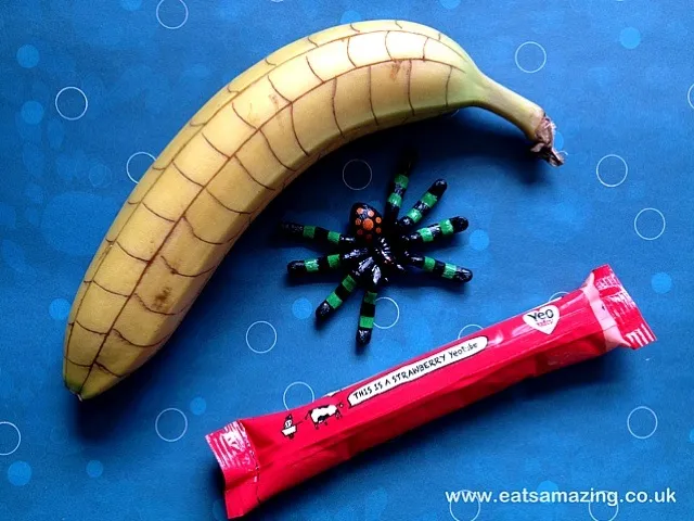 Spiderman banana for dessert|Grace Hallさん