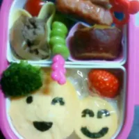 Snapdishの料理写真:にこちゃん弁当|yama0624さん