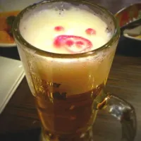 ブタさん🐽ビールwめっちゃ可愛い(⌯꒪͒ ૢ∀ ૢ꒪͒) ੭ੇ৴ડેং৴ડેং