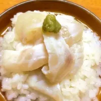 Snapdishの料理写真:鯛の昆布締め茶漬け|sotomuraさん