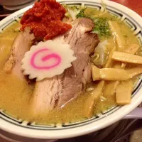 Snapdishの料理写真:からし味噌ラーメン|idec24さん