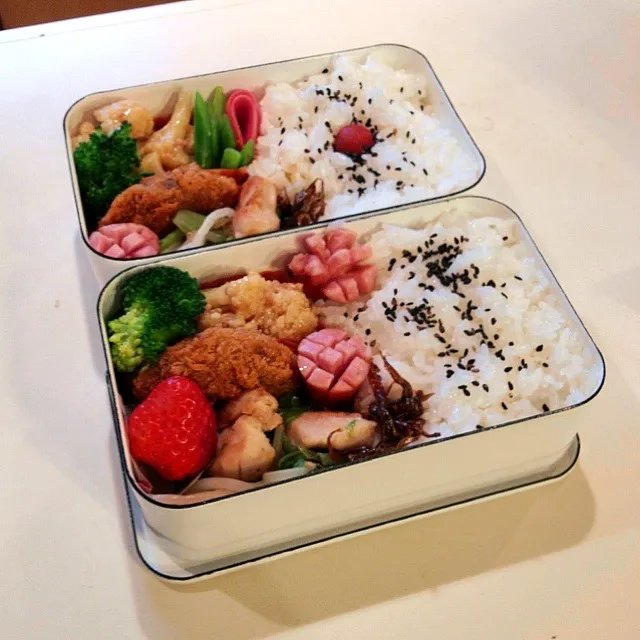 Snapdishの料理写真:今朝のお弁当。|＊さくら＊さん