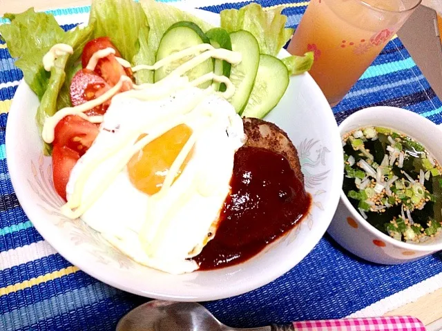 ロコモコ丼♡|たえさん