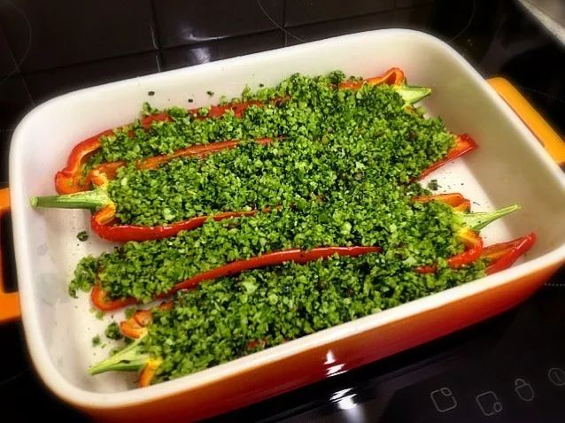 Roasted and stuffed Romano Peppers|Steve Pountneyさん