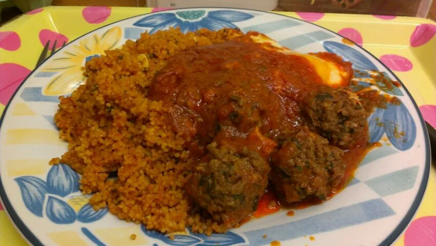 Moroccan meatballs with couscous|Dean Haylettさん