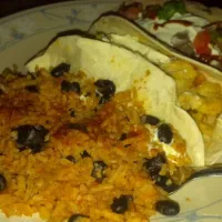 mexican tacos rice and beans|heather delahantyさん